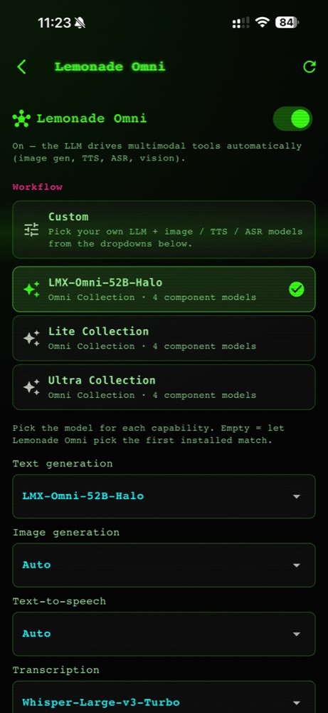 Omni model selection